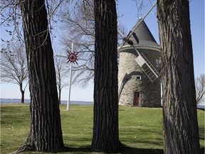 The Pointe-Claire windmill is a central part of Claude Arsenault's Jane's Walk tour through Pointe Claire Village. Arsenault is the head of the local historical society.