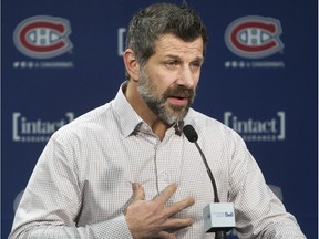 Montreal Canadiens general manager Marc Bergevin.