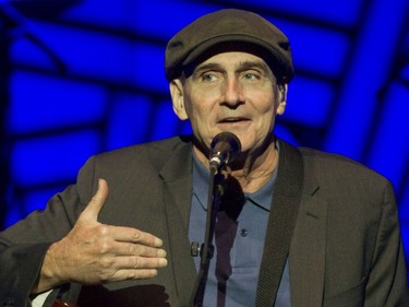 New Englander  James Taylor spoke French quite a bit with the crowd at the Bell Centre in Montreal on Friday, May 13, 2016.