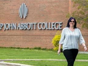 John Abbott College psychology professor and department chair Michelle Kwas, on campus in Ste-Anne-de-Bellevue, on Tuesday, May 17, 2016. She is one of five recipients of the nation-wide Society for Teaching and Learning in Higher Education College Sector Educator Award. (Dave Sidaway / MONTREAL GAZETTE)