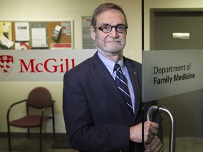 Dr. Howard Bergman, chair of the department of family medicine at McGill University on Wednesday May 4, 2016.