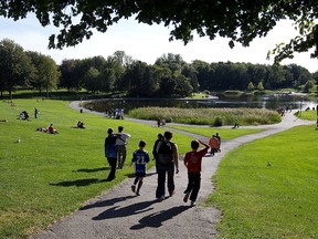 View of Beaver Lake on Mount Royal on Saturday, Sept. 18, 2010.