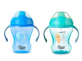 This recall involves five types of spill-proof Tommee Tippee Sippee cups, all with a removable, one-piece white valve