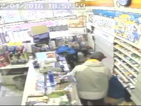 Police are seeking help identifying a suspect in a violent robbery in Montreal's South West borough.