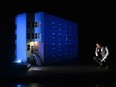 Just as the set of Robert Lepage's 887 endlessly reconstructs itself, so the piece itself deftly switches moods.
