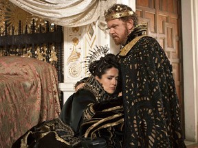 A queen and king (Salma Hayek and John C. Reilly) take an unlikely path to parenthood in Tale of Tales.