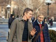 Unhappily married academic John (Ethan Hawke) disrupts Maggie's (Greta Gerwig) plan to be a single mom. 

Ethan Hawke and Greta Gerwig star in Rebecca Millers film Maggies Plan. Credit: Mongrel.