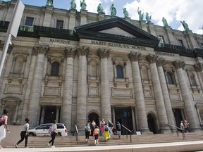 People enter Marie, Queen of the World Cathedral in Montreal in June 2016 in Montreal.