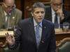 13h56 - Montreal city councillor Pierre Desrochers during a council meeting at city hall in Montreal on Monday, June 20, 2016.