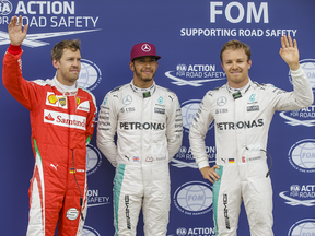 Lewis Hamilton of Great Britain and Mercedes GP qualified in pole position for the 2016 Canadian Grand Prix.