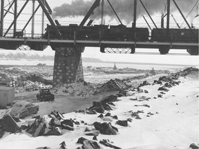 The Victoria Bridge on February Feb. 1, 1956