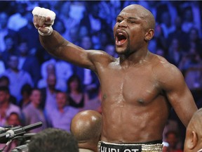 Floyd Mayweather in 2015: The boxing champ now owns two private jets, Air Mayweather 1 and 2.