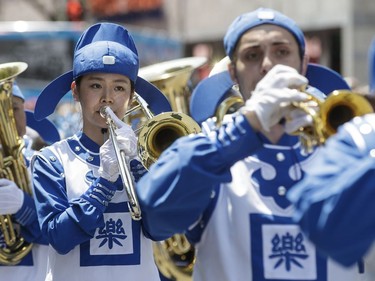 Several marching bands and acts were part of the parade