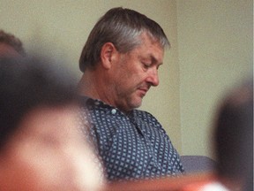 Jack Arthur Simpson in a California courtroom in 1996 where he was convicted of dealing 300 kilograms of cocaine.  Simpson received a 25-year sentence on the charge.