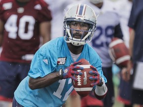 Quarterback Rakeem Cato's growth as a player and his maturity has impressed the Alouettes and may give him the inside track for the team's backup role.