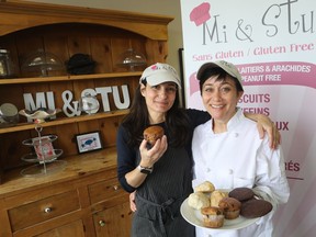 Stephanie London and Mimi Bercovitch at Mi and Stu Foods: Annual revenue is about triple what it was when they started.