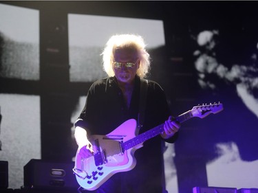 Guitarist Reeves Gabrels of The Cure in performance at the Bell Centre on June 14, 2016.