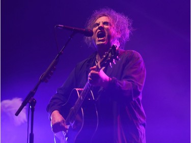 Robert Smith, lead singer of The Cure, performs at the Bell Centre on June 14, 2016.
