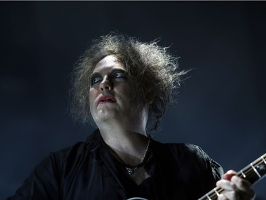 Robert Smith, lead singer of The Cure, performs at the Bell Centre on June 14, 2016.