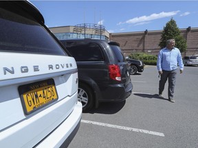 Cars parked at the Pierrefonds Sportplexe. Nearly a decade after 60 cars were stolen from the arena parking lot during a spring hockey tournament, four more cars were recently taken from local hotel parking lots.