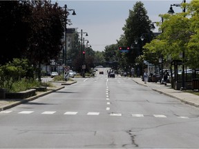 Dorval Ave. is slated for an overhaul that will include bike paths and new lighting.