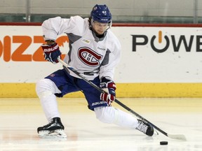 Sven Andrighetto, 23, had seven goals and 17 points in 44 games last season for the Canadiens.