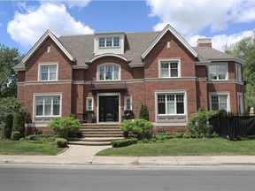 MONTREAL, QUE.: MAY 31, 2016 -- An exterior shot of a house at 4 Haverstock Rd., in Hamstead, Montreal on May 31, 2016. It was the highest priced piece of residential real estate sold in Montreal last week. It sold for $2.45 million.(Marie-France Coallier/ MONTREAL GAZETTE) ORG XMIT: 56326