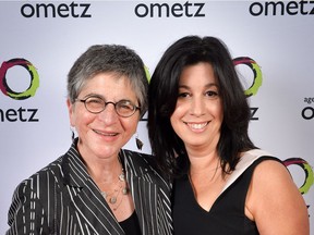 Ometz CEO Gail Small, left, with A Chance to Shine gala chair Randy Brandman Farber. The gala raised $460,000 for vulnerable youth.