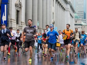 Urban Duathlon, sponsored by the National Bank of Canada, raised $350,000 for Centre Hospitalier Universitaire Sainte-Justine.