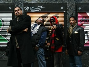 Original Sugarhill Gang members Wonder Mike (far left) and Master Gee (far right) will be joined by rapper Hendog and DJ Dynasty at Club Soda on Saturday, July 2.
