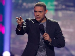 Trevor Noah performs at the Just For Laughs Festival in Montreal on Wednesday July 22, 2015. (Allen McInnis / MONTREAL GAZETTE)