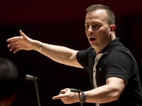 Yannick Nézét-Séguin with the Philadelphia Orchestra in 2012: he will succeed James Levine as music director of the Metropolitan Opera but will not take over until the 2020-21 season.