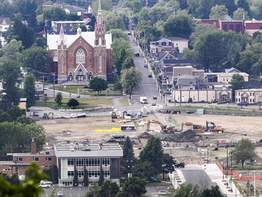 A view of Lac Mégantic on June 27, 2016.