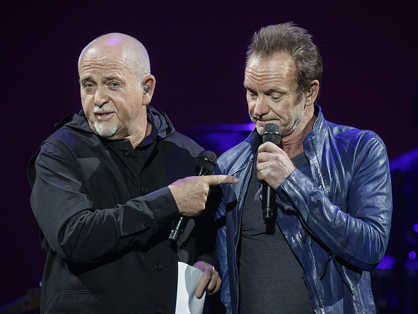 Review Collaboration, not competition for Peter Gabriel and Sting