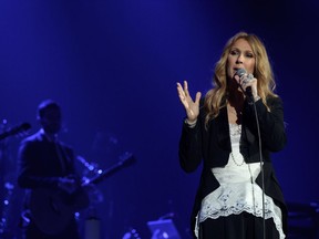 One of the hardest-working women in showbiz: Céline Dion performing at the AccorHotels Arena in Paris on June 24, 2016. She headlined nine shows before 110,000 fans in France's capital.