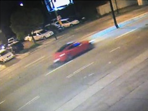 Police are looking for a Hyundai Genesis from 2010 to 2012 involved in a hit and run.