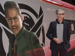 “I’m a huge comedy fan and we’re cooking up some really interesting stuff for the show,” Jeff Goldblum says of his Wednesday night Just for Laughs gala at Salle Wilfrid-Pelletier. He's seen here promoting Independence Day: Resurgence in London on June 6, 2016.