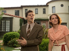 Bobby (Jesse Eisenberg) heads from the Bronx to Tinseltown and hits it off — eventually — with Vonnie (Kristen Stewart)  in Woody Allen's Café Society.