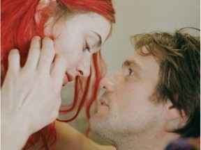 Kate Winslet and Jim Carrey in Eternal Sunshine of the Spotless Mind. Can memories of heartbreak be managed with medicine?
