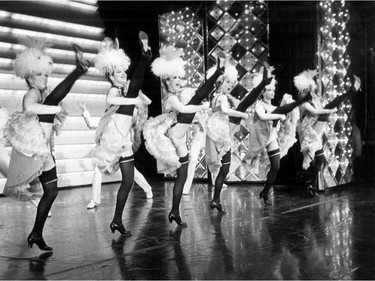 May 1976: The Tibor Rudas Dancers perform at Le Caf Conc supper club, in the Chateau Champlain Hotel, as part of the Caf Conc's Summer Review.