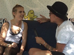 Danish singer MØ performed at Osheaga on July 31, 2016.