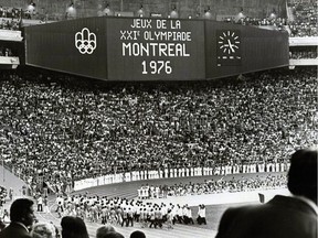The opening ceremony of the 1976 Summer Olympic Games. Montreal got a lot of things wrong, but we got the spirit right.