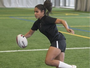 Quebec City's Magali Harvey, named World Rugby's female player of the year in 2014 in the 15s game, was not selected for Canada's sevens roster.