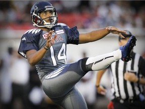 "I'm the one with the last word. My leg speaks for itself," says Alouettes kicker Boris Bede, who has missed 7 of 12 field-goal attempts this season. "I get to kick and I have to put it through the uprights."