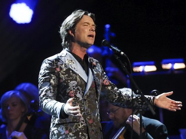 Rufus Wainwright performs with an orchestra at Place des Arts' Salle Wilfrid-Pelletier after a performance of his opera Prima Donna. This was part of the Montreal International Jazz Festival Saturday July 2, 2016.