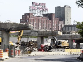 Innocent tourists arriving any Saturday night in Montreal might hear the distant boom of the fireworks, then see the demolished Bonaventure Expressway and flee, fearing a war zone.