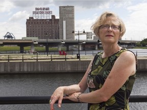 Alice Zorn has been a fierce defender of the Point since moving there in 2001. The title of her novel refers to the iconic Farine Five Roses sign, a reminder of the district's working-poor industrial past.