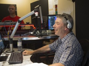 Elliott Price in studio at CFMB 1280 AM in Montreal on July 26, 2016.