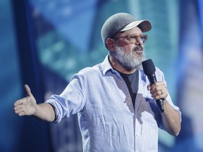 Comedian David Cross performs during the Just for Laughs David Cross Gala at Salle Wilfrid-Pelletier in Montreal on Wednesday, July 27, 2016. (Dario Ayala / Montreal Gazette)