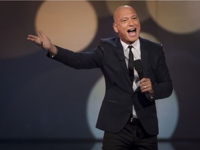 Howie Mandel performs during his Gala at Salle Wilfrid-Pelletier of Place des Arts as part of the Just for Laughs festival in Montreal, on Friday, July 29, 2016.